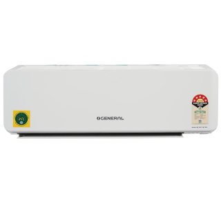 O General 1 Ton 5 Star Inverter Split AC | Copper Condenser | PM 2.5 Filter | Ambient Cooling | R32 Refrigerant (ASGG12CGAA-B, White)